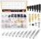 Tanstic 256Pcs M3 Male Female Iron Nickel Plated/Brass/Nylon Hex Spacer Standoff Screws Nuts Threaded Pillar PCB Motherboard for Circuit Board PCB
