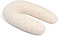 Doomoo Stillkissen Twisty 2-in-1 Petals Latte - verwandelbar zum Stillen und als Lagerungskissen in der Schwangerschaft, inkl. Bezug aus Bio-Baumwolle, mit feiner EPS-Mikroperlenfüllung, Oeko-TEX®100