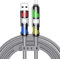 MAGIC JOHN 240W 4 in 1 USB C Kabel, ladekabel usb c, schnelles Laden & Datensynchronisation Multi-Ladekabel für iPhone iPad Samsung Laptop Multi-Geräte-Ladung, 1,2m grau
