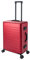 Travelhouse Oslo Alu Reisekoffer Rot M-65cm Hartschalenkoffer Reisetrolley Suitecase Trolley 2X TSA Zahlenschloss 4 Doppelräder 360° Rollen Markenqualität Vol. 70L