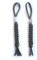 Army Green Paracord Braided Knife Lanyard oder Replacement Line mit Legierung Perle für Outdoor Survival,Camping, Notfall und Every Day Use.Pack 2 pcs