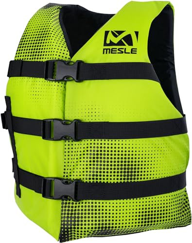 Mesle Schwimmweste Kinder Sportsman, leichte 50N Schwimmhilfe für Mädchen & Jungs, Auftriebsweste für SUP, Kajak, Wakeboard, Wasserski, Schwimmweste Kinder 7-10 Jahre