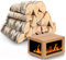 Holz Brennholz Birke Kaminholz 100 Kg Holzscheite 25-33 cm. Kammergetrocknetes Birkenholz bis 400 Kg. Feuerholz für Kamin Grill