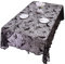 KYEYGWO Schwarz Spitze Tischdecke mit Gotisches Spinnennetz Muster, Halloween Tischwäsche Rechteck Tischtuch Spinne und Fledermaus Tischdeko für Party Allerheiligen Decor 210 x 152 cm