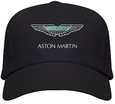 Schwarze Kappe mit Aston Martin-Logo für Herren, Schwarz , One size