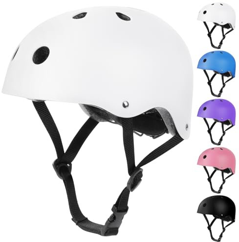 Flintronic Casco Bici Bambino 2-13Anni, Casco di Protezioni per Bambini, Caschi per Bambini per Skateboard Pattinaggio Monopattino Sport Estermi, Casco per Bicicletta per Ragazze e Ragazzi