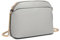 Miss Lulu Lt2101, Borsa a Tracolla Hobos Donna, Grigio, Medium Size