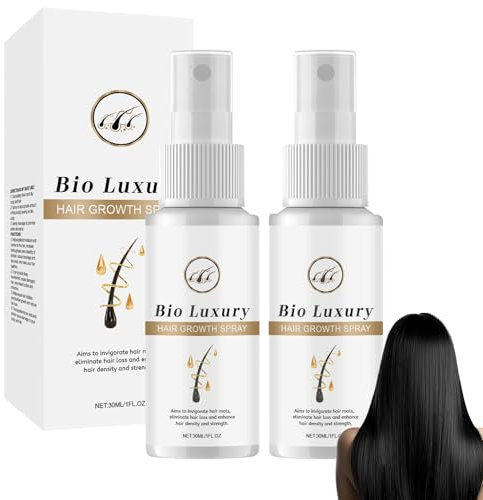 2 PCS Hair Revive Haarspray Hair Revive Haarspray Zur Nachwuchsförderung Hair Helper Spray Haarspray für Dünner Werdendes Haar Verdichtendes und Pflegendes Reiswasserspray für Männer und Frauen