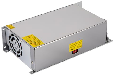 Xlsdlvcnxz Adaptador de fuente de alimentación de conmutación de 12 V, 100 A, 1200 W CC, convertidor de CA a CC para lámpara de accionamiento LED, bomba de motor, cabrestante, estéreo, amplificador y
