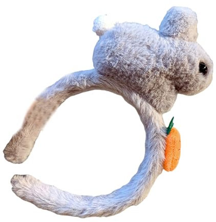 Uitndvyte Kopfschmuck für Mädchen, artoon, lustig, weicher Stoff, verstellbare Größe, für Party und Cosplay