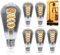 Aigostar Edison Vintage lampe E27，4W LED Lampen Vintage Antike Glühlampe， Warmes Licht 1800K， 140LM Dekorative Glühbirne， Ideal für Nostalgie und Retro Beleuchtung im Haus Café Bar-5 Stück