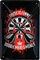 WOGEKA ART Retro Blechschild Dart - Triple is funny double makes money witziger Spruch als Geschenk-Idee zum Geburtstag Weihnachten zur Dekoration 20x30 cm Vintage-Design aus Metall 745
