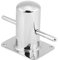 Bootspoller, Poller Edelstahl Poliert Edelstahlboot Samson Post Cross Deck Einzelkreuzpoller Mooring Cleat Bitt für Marine Yacht 120mm * 90mm