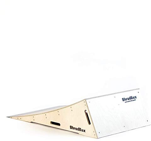 ShredBox Launch Ramp | Ramp Building Kit | Skatepark Qualität | Launch Ramp | SkateRamp | Jumpramp | Schanze | Für Skateboard, BMX, Scooter | Dein privater Skatepark
