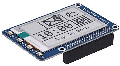 Bewinner 2,7 Zoll E-Ink Display HAT 264x176 E-Ink-Modul Schwarz-Weiß Anzeigetafel für 2B / 3B / Zero/Zero W Elektronischer Bildschirm mit E-Tinte und integriertem Controller