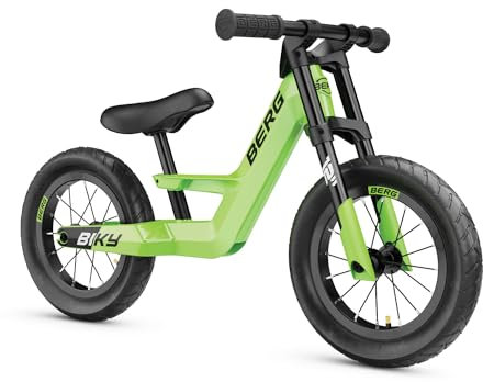 BERG Biky City Green, Laufrad, 12 Zoll Kinderfahrrad für Kinder von 2 bis 5 Jahre
