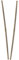 AB Tools-Silverline Wooden Broom Handle for Brushes Scoops Snow Shovel 1.5 Metres x 2.5cm 2pk