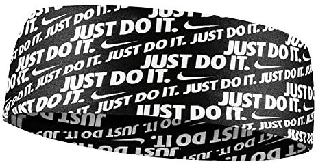Nike Unisex – Erwachsene Fury Headband 3.0 StirnBND, Black/White (Printed), one Size