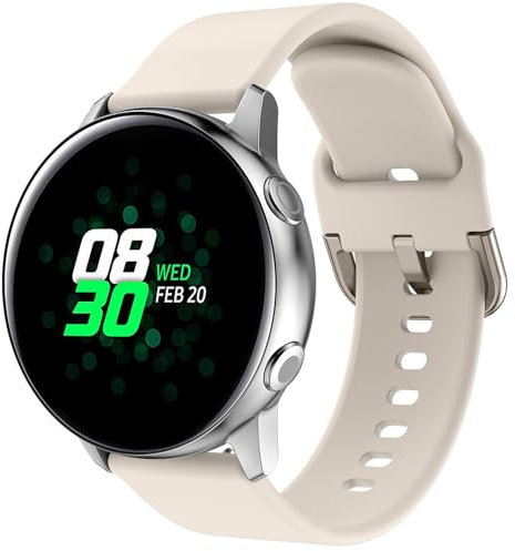 Silicona Correa para Garmin Venu 2S/Vivomove 3S/Vivoactive 4S, Forerunner 255S/265S, 18mm Deporte Brazalete Pulsera de Repuesto para Huawei Watch 5 42mm/GT 5/Pro 42mm/GT 4 41mm