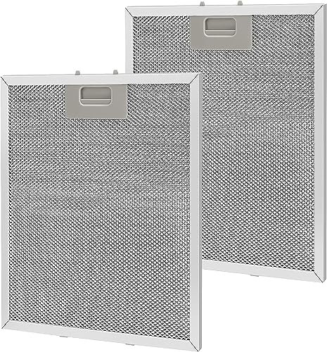 2pcs Filtro de Grasa para Campana de Cocina, 320*260mm Rejilla Campana Extractora