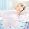 LOVICVKEM Oreiller de Bain, Coussin Baignoire avec 6 Ventouses Antidérapant, Oreiller de Baignoire Ergonomique, Coussin de Bain, Coussin de Nuque, Baignoire de Oreiller (Blanc)