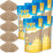 NiToy 5 kg Magic Sand für Kinder, Sensorisch Sandspielzeug Zaubersand Geschenk, ideal für kreatives Indoor-Sandspiel, ab 3 Jahren（Dunkelgelb）