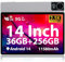 Android Tablet 14'' 2.5K Display, 36GB+256GB/TF 1TB, Octa-Core, 20W Fast Charge 11580mAh, Quad-speaker, Slim Metal Large Tablet with Dual SIM 4G LTE/5G WiFi/BT/GPS/13MP, Case/Stylus/Earphone Included