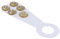 Diheohg Schlagzeug-Becken-Glockenringe, Becken-Glocken, Zubehör, Schlagzeug-Set, Becken-Glocken für Schlagzeug, Becken, Schlaginstrument, C
