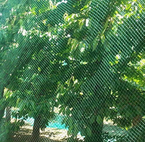 Vogelschutznetz Laubnetz Gartennetz Teichnetz Pflanzenschutznetz 14 Größen (8x14 m)