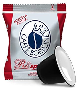 CAFFE BORBONE 50 Capsule compatibili Nespresso miscela Rossa - Respresso