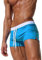 Kfnire Herren-Shorts, Badehose schnell trocknend Strand surfen Running Baden Shorts Boxer Unterhose (EU M =Tag L, Blau)