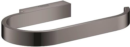 Grohe 41068A00 Toilettenpapierhalter, Harter Graphit, Estandar