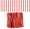 LUTER 750pcs 4 Inch Metallic Twist Ties, Reusable Bag Ties Plastic Bread Twist Tie for Treat Bags Coffee Bags Snacks Cake Pops Party Favors (Red),Embellishment Christmas Atmosphere