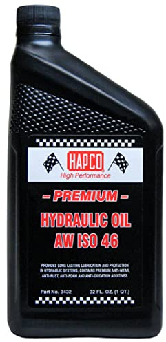 Premium Hydraulic Oil AW ISO 46 – Anti-Wear, Anti-Rust, Anti-Foam & Anti-Oxidation | 1 Quart | Made in USA