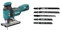 MAKITA DJV181Z - Caladora bl 18v lxt con pomo & A-86898 Lot de 5 lames pour scie sauteuse