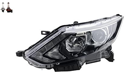 Johns, Scheinwerfer passend für Nissan Qashqai J11 11/13-07/17 /1 links + Leuchtmittel