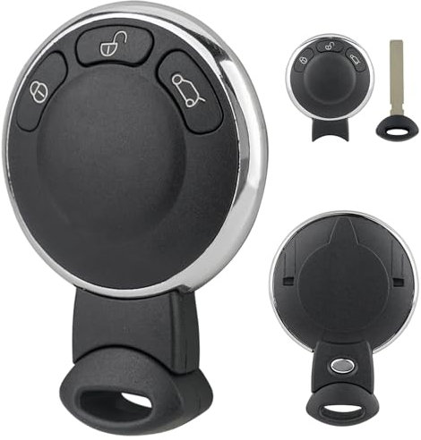 3 Buttons mini cooper Key Case Clubman Cooper Countryman Mini One Key with Uncut Blade