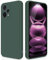 GiiYoon Hülle Kompatibel mit Xiaomi Redmi Note 12 Pro, Hochwertiges Liquid Silicone Case, Rundumschutz Handyhülle, Kratzfestes Weiches Mikrofaserfutter- grün