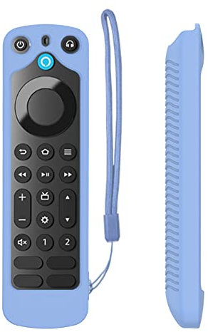 CRGANGZY Washable Remote Control Protective Covers with Lanyard Television Remote Control Case Anti Lost Replacement All Inclusive for Amazon Alexa Voice Remote Pro for Fire TV