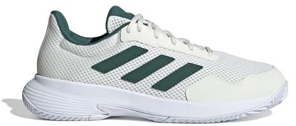 adidas Mixte Court Spec 2 Tennis Shoes, Off White/Collegiate Green/Cloud White, 42 2/3 EU