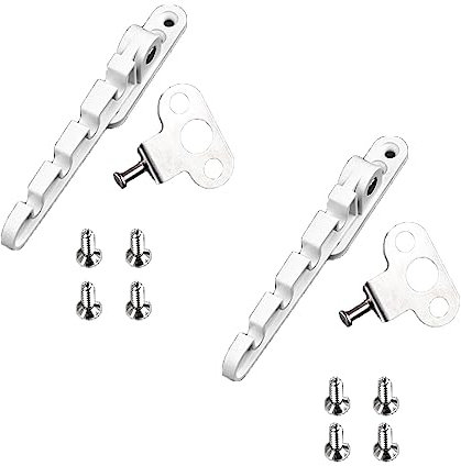 Eterspr 2 Stück Fenster Kipp Regler, Fensterriegel Kipp-Regler, zum Schutz der Fenster und zur Einstellung des Öffnens und Schließens der Fenster (weiß)