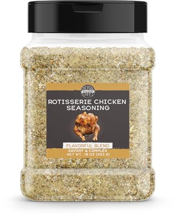 Birch & Meadow Rotisserie Chicken Seasoning, 10 oz, Savory & Complex, Seasoning Blend