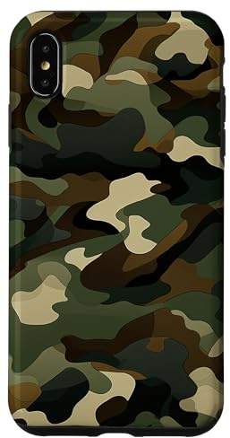 Militär Camouflage Tarnmuster Grünes Camo Muster Hülle für iPhone XS Max