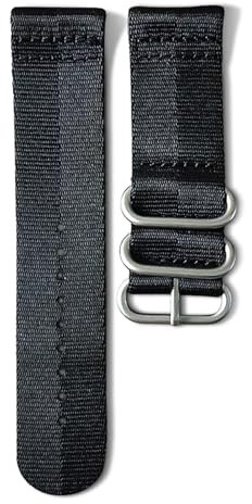 NORTH EDGE 22MM Handgelenkband Nylon (schwarz)