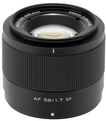 Viltrox 56 mm F1.7 APS-C Obiettivo ritratto autofocus compatibile con fotocamere Fujifilm X-A5 X-A7 X-M1 X-M2 X-H1 X-T1 X-T10 X-T2 X-T20 X-T3 T4 X-T200 X-T30 X-Pro1 X-Pro2 X-Pro3 X-E1 X-E2 X E2S