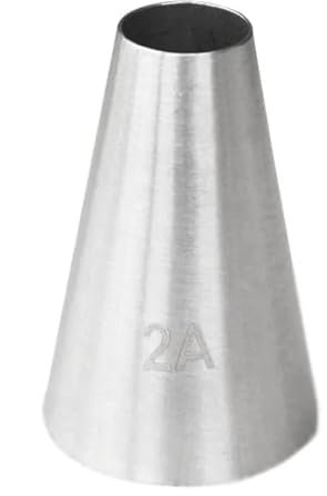 QXSJEDYCH Backzubehör, Zuckerguss-Spritztüllen, Spritztüllen for Kuchen, Fondant, Dekor, Süßwaren, Blumen-Creme-Düse, Küchen-Kuchen-Dekorationstipps-Set(1Pcs 2A)