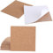 24 Stück Korkuntersetzer Quadrat 10 X 10 cm Kork Selbstklebende Korkmatte Quadratische Untersetzer Trägerblätter Pads Bastelbedarf Passend Korkuntersetzer Für Wandmatten Fliesen Tassen DIY