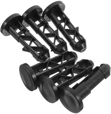 BESPORTBLE 6 Pcs Wheeled Trash Can Lid Latch Pins Rotating Hinge Plug Link Bolts For Outdoor Wheelie Garbage Bin Wheel Disposal Bin Commercial Waste Container