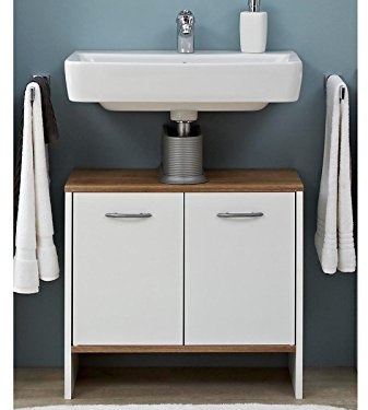 möbelando Waschbeckenunterschrank Badschrank Unterschrank Waschbeckenschrank Bad Fiann I