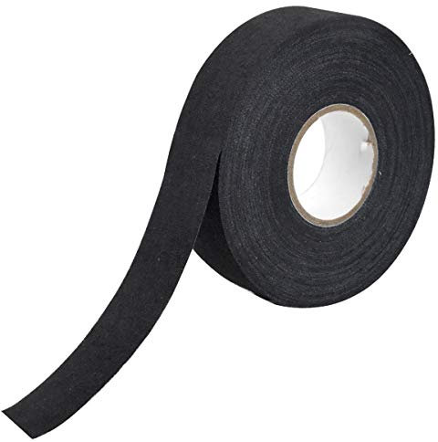 Catime Tennis Griffband Selbstklebend Tennisschläger Band, Hockey Schläger Band, Rutschfestes Schlägertape Overgrip für Eishockey Tennis Squash Badminton, 25m (Schwarz)